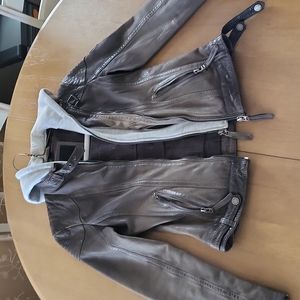 Mauritius gray Extra Small moto style jacket